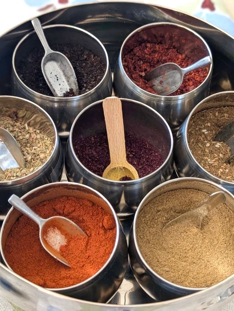 Kruiden tijdens de kookworkshop
